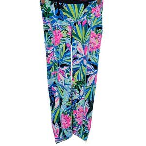Lilly Pulitzer Womens XXS Luxletic  Weekender Crop Legging You Me and Giraffe